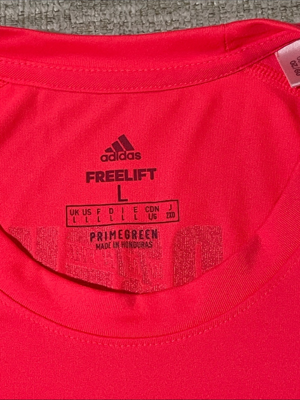 Adidas Mens L Neon Pink Graphic Motivational T Shirt - Picture 5 of 13